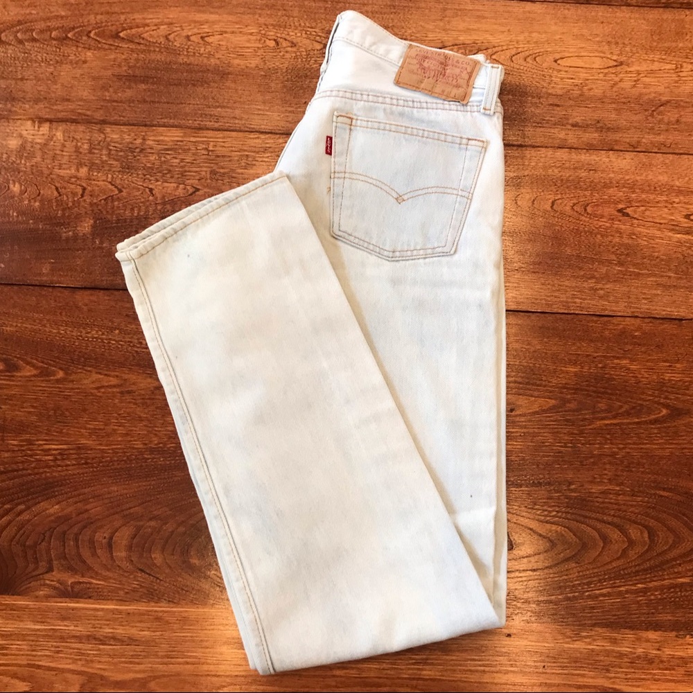 Vintage 80s bleached Levi’s 501 30x36
